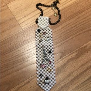 Betsey Johnson Tie Necklace